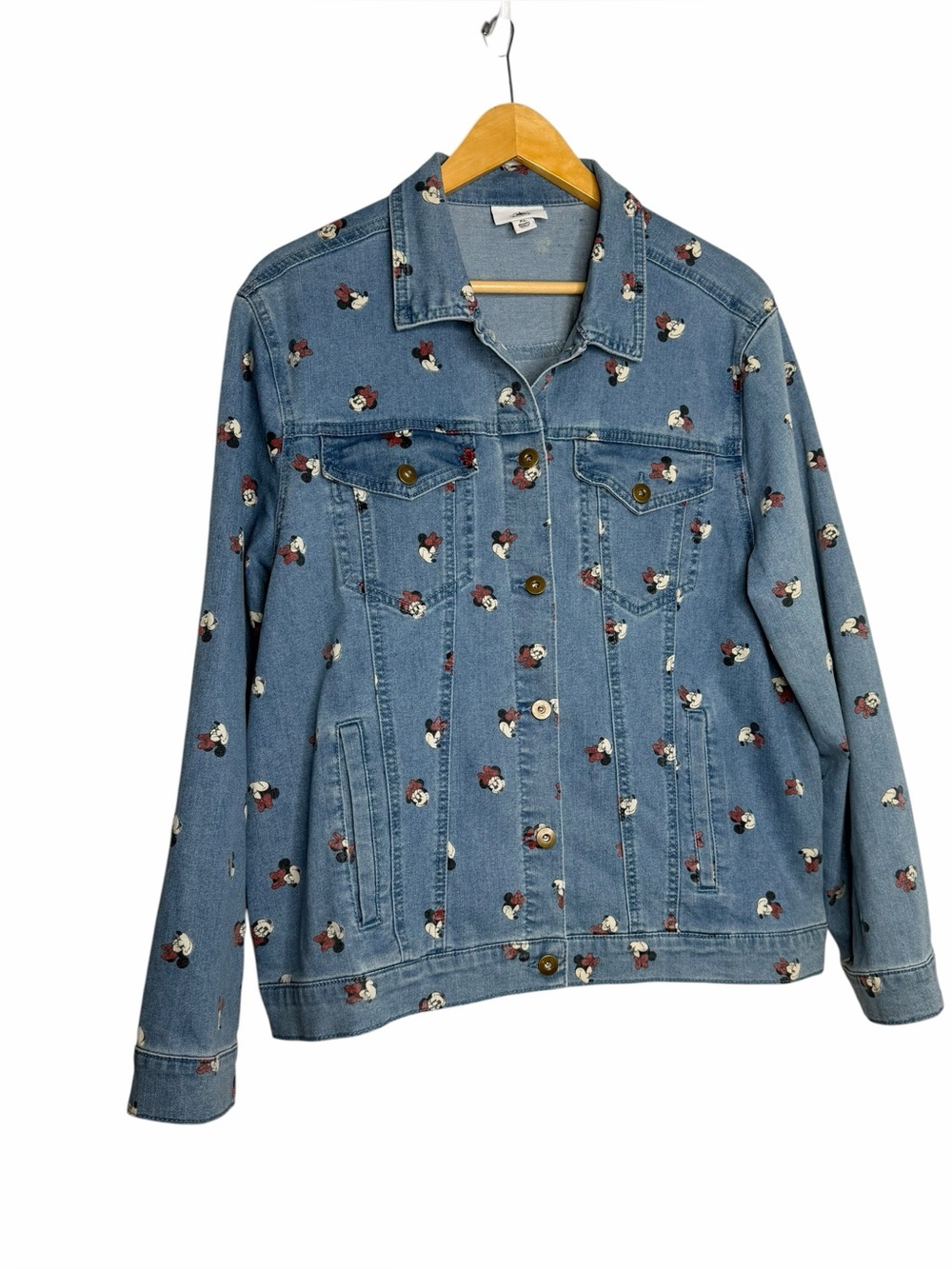 Disney Parks Minnie Mouse Denim Jacket XL - Picture 3 of 7